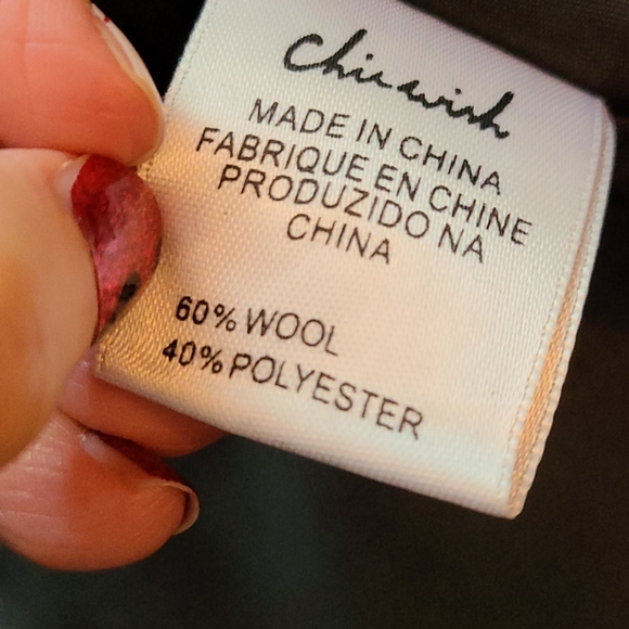 🎈Host Pick🎈 Plaid Turn Down Collar Wool Coat - Picture 10 of 13